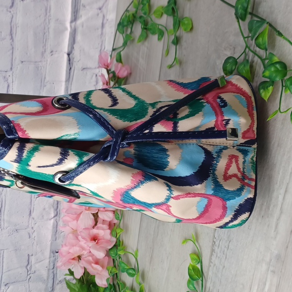 Coach Ikat Signature Vintage Carry All C1380-F24453 - Picture 4 of 15